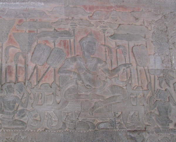 Bas-relief d'Angkor Vat
