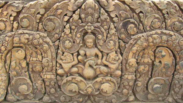 Bas-relief Temple Banteay Srey